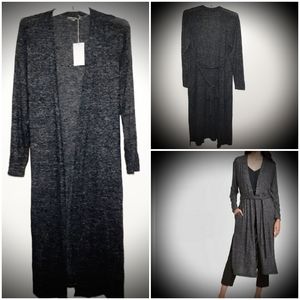 a new day open front belted cardigan